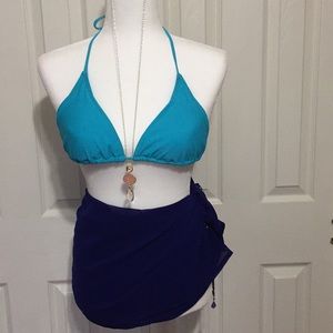 FOREVER 21 Sky Blue Bikini or Swim Suit Top